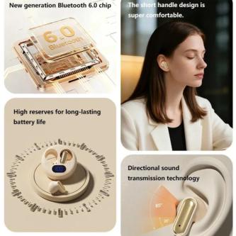 Wireless Bluetooth Translation Earbuds in-Ear Smart LED … in George Town - Image 1