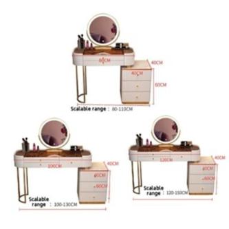 With Mirror Dressing Modern Vanity Set Makeup Table … in Singapore - Image 1