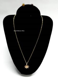 Womens Gold Tone Rudder Jewelry Set in Kikuyu - Image 2