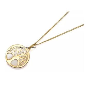 Womens Tree Of Life Golden Jewelry Set in Kikuyu - Image 2