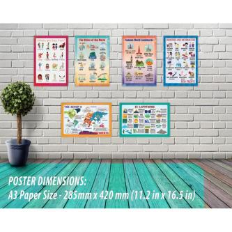 World Facts Learning Posters (12-Pack) in Singapore - Image 1