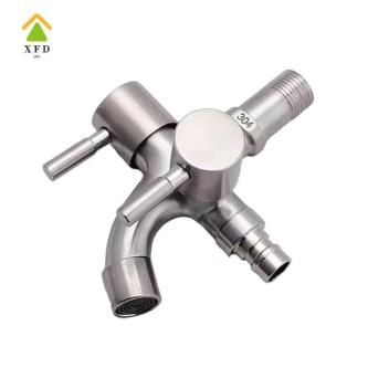 [XFD] 304 Stainless Steel Faucet One Into Two Out … in Singapore - Image 1