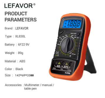 XL830L/VC830L Handheld Digital Multimeter in Letchworth - Image 1