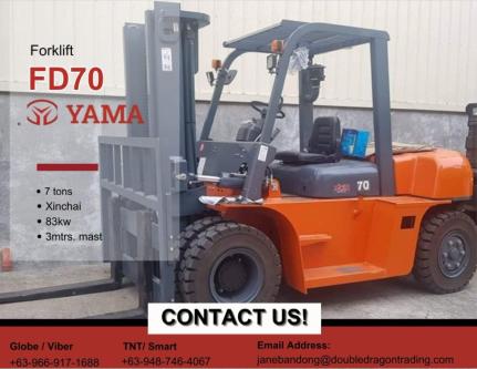 YAMA FD70 FORKLIFT 7 TONS STD. in Guimba - Image 1