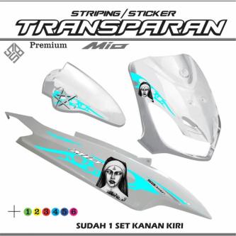 YAMAHA CUSTOM TRANSPARENT UV STICKERS FOR MOTORCYCLE OLD … in Mandai - Image 1