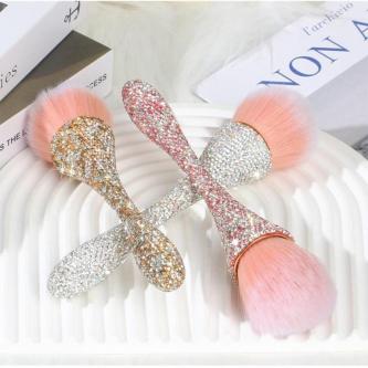 YVETA Handle Makeup Brush, Rhinestone Handle Artificial … in Kota Kinabalu - Image 1