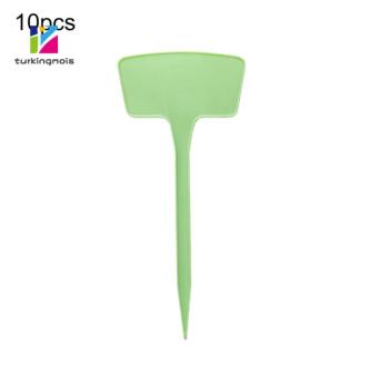 ZTUR_ 10Pcs/Set Plant Labels Waterproof Insert Design Solid … in Singapore - Image 1
