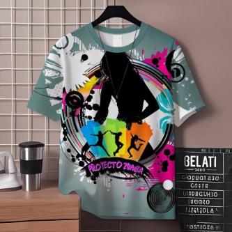 Zumba new design round neck T-shirt - breathable short … in Petaling Jaya - Image 1