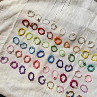 / bead Ring beadedRing Colorful Ring in George Town - Image 1