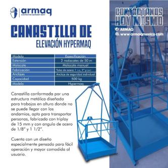 canastilla de elevación hypermaq en Zumpango de Ocampo - Imagen 1