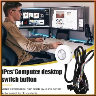 [chasoedivine.] Computer Desktop Switch Button with Dual … in Singapore - Image 1