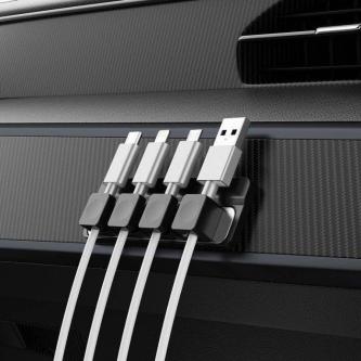 [happyss] 1 Set Adjustable Magnetic Cable Clips Power … in Singapore - Image 1