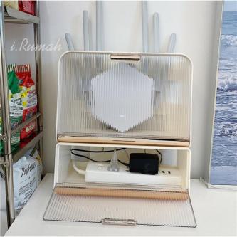【i.Rumah】Wifi Router Storage Box Wire TV Set Top Box Wall … in Petaling Jaya - Image 1