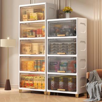 [in stock] Flip Storage Cabinet Multi-Layer Storage Rack … in Singapore - Image 1