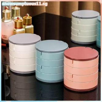 [snowsumptuous] 1pc Rotating Jewelry Storage Box Multilayer … in Mandai - Image 1