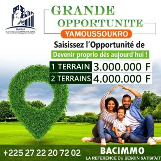terrain yamoussoukro à Yamoussoukro - Photo 1